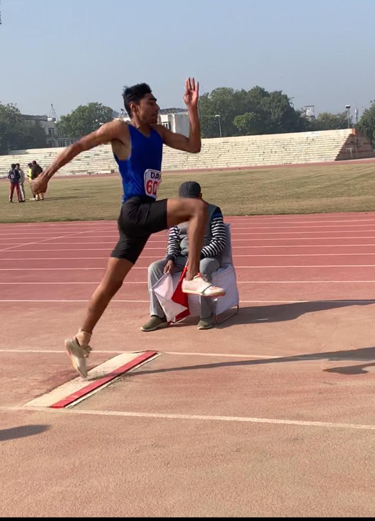 ghaziabad sports news ग़ाज़ियाबाद के आर्यन का खेल कोटे से उत्तर प्रदेश पुलिस मे चयन 1 ghaziabad sports news
